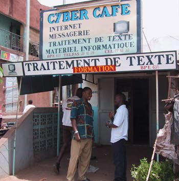 Cyber, Bamako, Mali, 2001