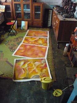 Papa Diop, atelier 2008